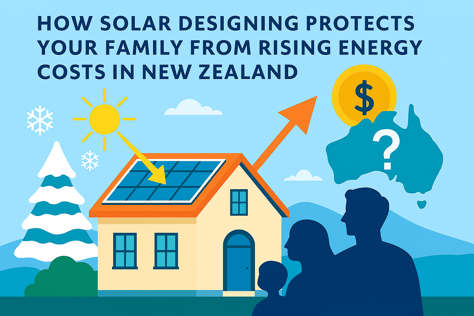 How Solar Designing Protects Your Family from Rising Energy Costs in New Zealand